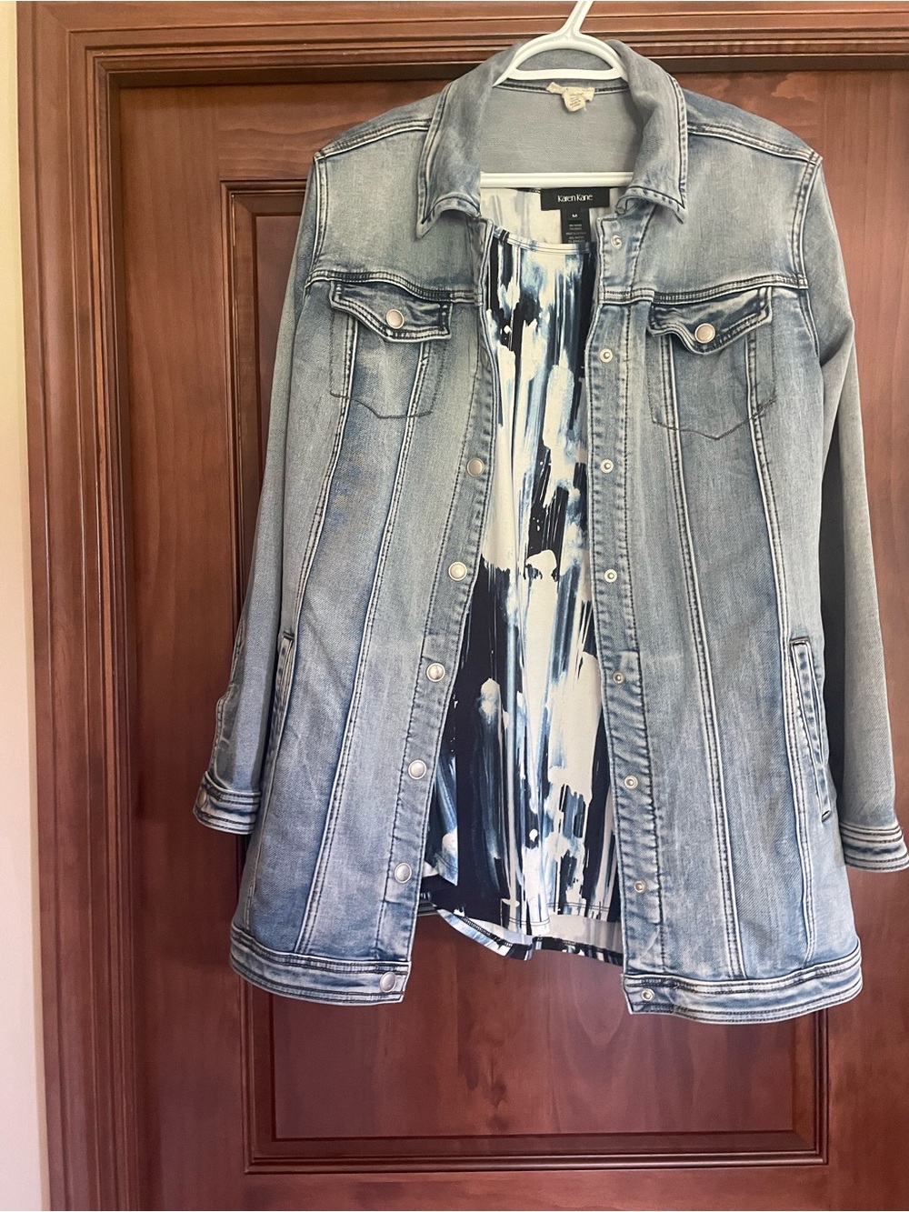 Tribal Light Blue Washed Denim Jacket